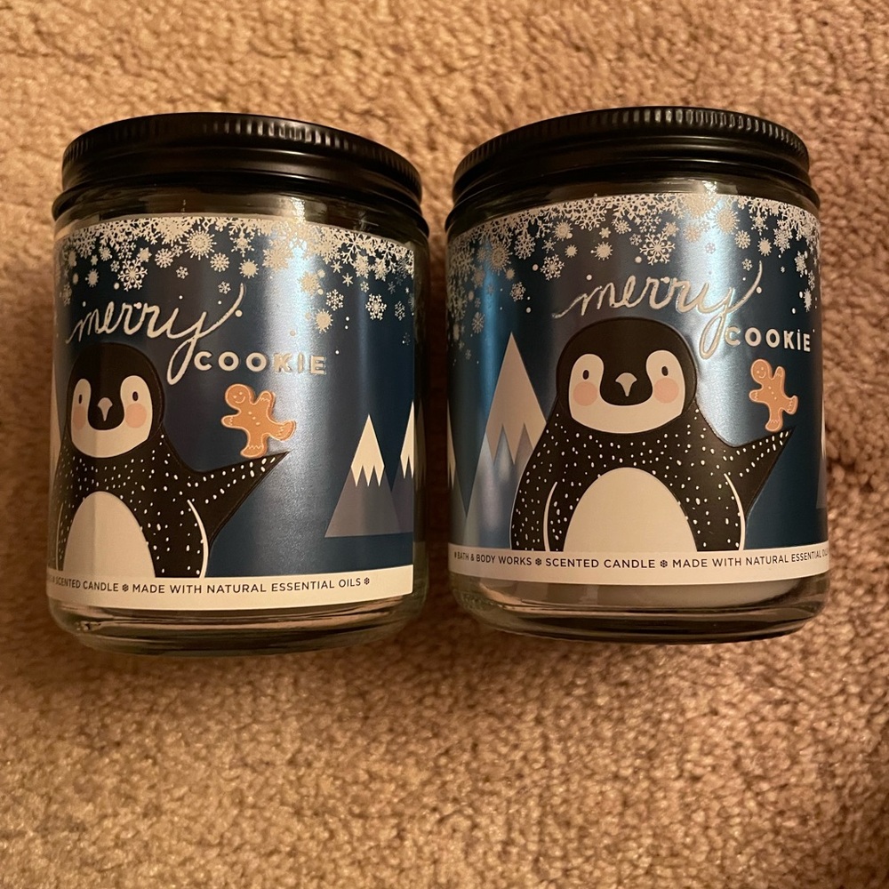 Bath and Body Works Merry Cookie 1 wick candles